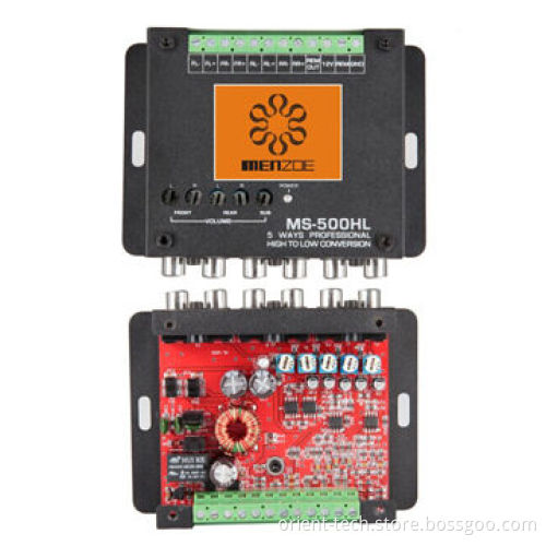 Car Amplifiers, High to Low Conversion Car High Performance 5 Channels Input/Output